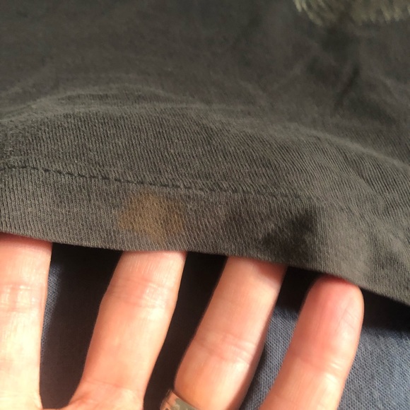 Purity Ring band tee, size L, dark grey with gold graphic print - Picture 4 of 6